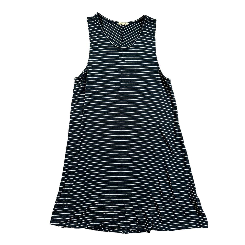 Madewell High Point Tank Dress Women’s Size XL Chevron Stripe Sleeveless G6473